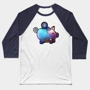 Galaxy Piggy Baseball T-Shirt